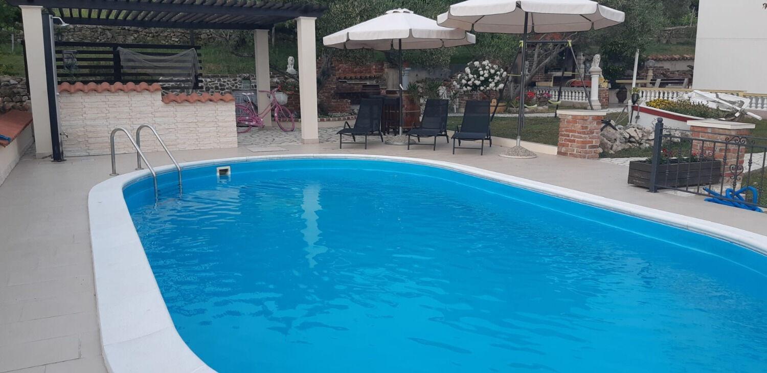Apartments Robi- Swimming Pool And Beautiful Garden Kampor Luaran gambar